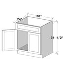 CASAINC Mobiletto sottolavello L76,2 x P60,96 x A87,63 cm