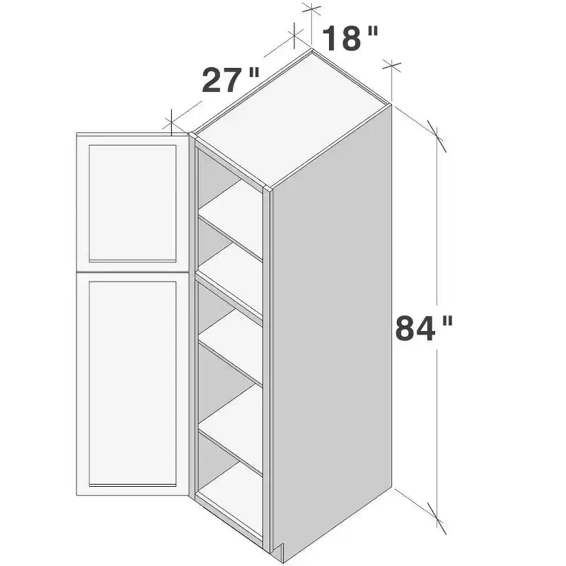 Mobile dispensa alto da cucina CASAINC L45,7x P68,6x A213,4 cm