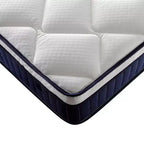 Materasso Okak medio-rigido con memory foam, materasso ibrido con molle insacchettate, materasso in scatola per casa, hotel, appartamento