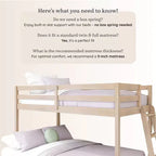 Letto a castello basso Bear Plywood a una piazza e mezza/matrimoniale