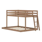 Letto a castello basso Bear Plywood a una piazza e mezza/matrimoniale