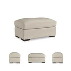 Signature Design by Ashley Treasure Trove, Pouf in pelle Match, Stile Contemporaneo, Mandorla