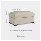 Signature Design by Ashley Treasure Trove, Pouf in pelle Match, Stile Contemporaneo, Mandorla