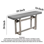 Credenza/Console da 150 cm Royal Hampton con base geometrica ad incastro
