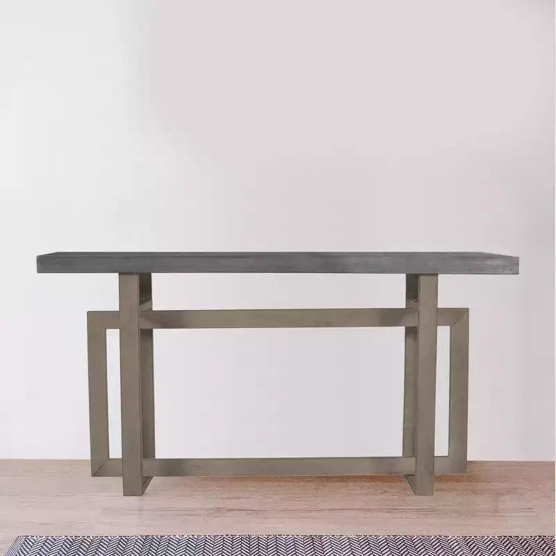 Credenza/Console da 150 cm Royal Hampton con base geometrica ad incastro