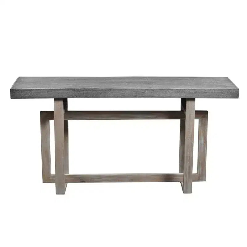 Credenza/Console da 150 cm Royal Hampton con base geometrica ad incastro