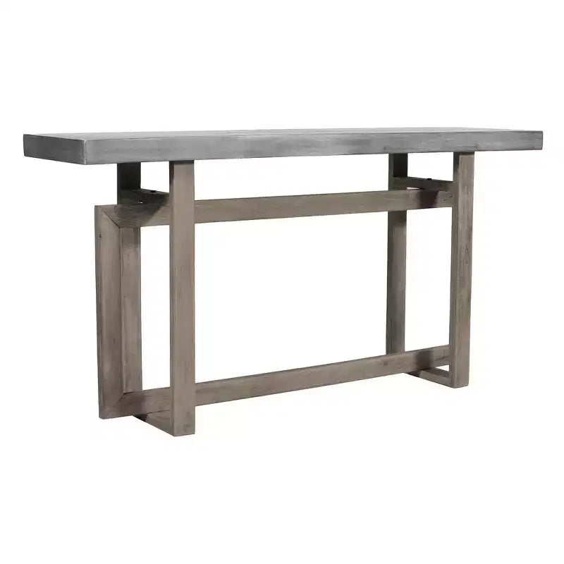 Credenza/Console da 150 cm Royal Hampton con base geometrica ad incastro