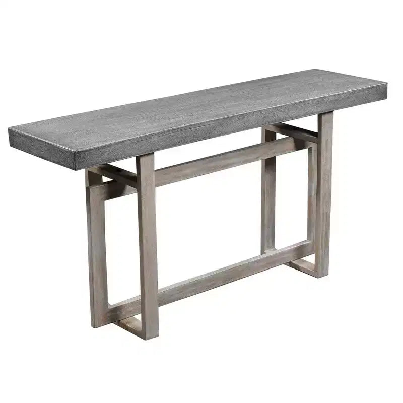 Credenza/Console da 150 cm Royal Hampton con base geometrica ad incastro