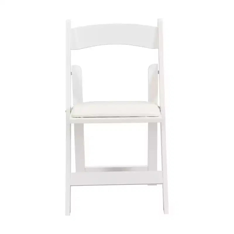 Okak, set di 4 comode sedie da pranzo rustiche in legno con sedile imbottito, sedie pieghevoli d'accento per sala da pranzo, soggiorno