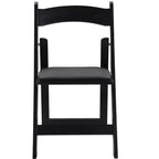 Okak, set di 4 comode sedie da pranzo rustiche in legno con sedile imbottito, sedie pieghevoli d'accento per sala da pranzo, soggiorno