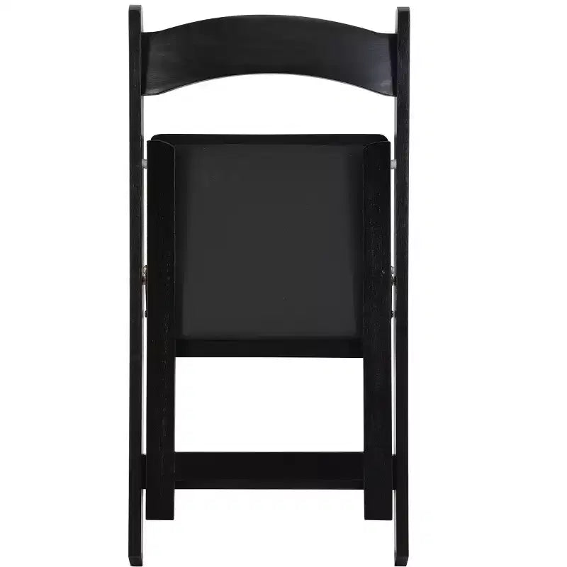 Okak, set di 4 comode sedie da pranzo rustiche in legno con sedile imbottito, sedie pieghevoli d'accento per sala da pranzo, soggiorno