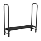 Porta legna da ardere da 1,2 m per esterni e interni, porta tronchi resistente, organizer per legna con rete in acciaio per camino, patio, impilatore di legna durevole