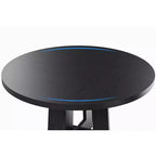 Tavolo da pranzo rotondo moderno a 7 gambe, tavolo da cucina robusto da 42 pollici per angolo colazione, appartamento o ufficio domestico, per 4-6 persone