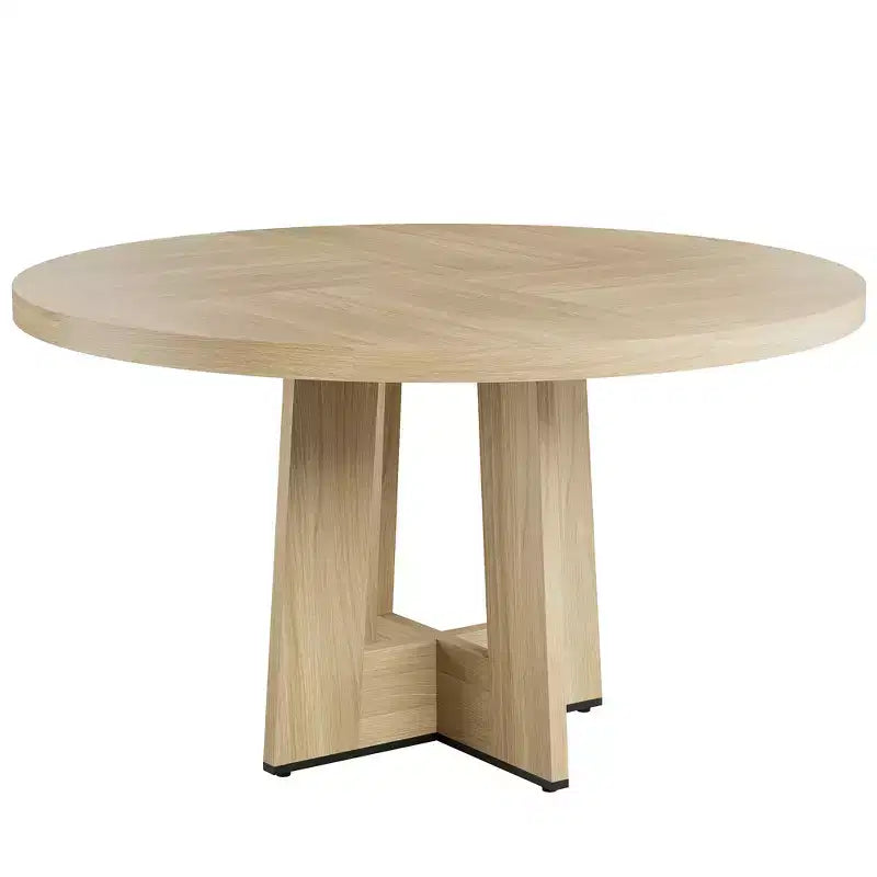 Tavolo da pranzo rotondo moderno a 7 gambe, tavolo da cucina robusto da 42 pollici per angolo colazione, appartamento o ufficio domestico, per 4-6 persone