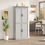 Mobile da cucina autoportante GustoWave, credenza da 70 pollici con ante e ripiani regolabili