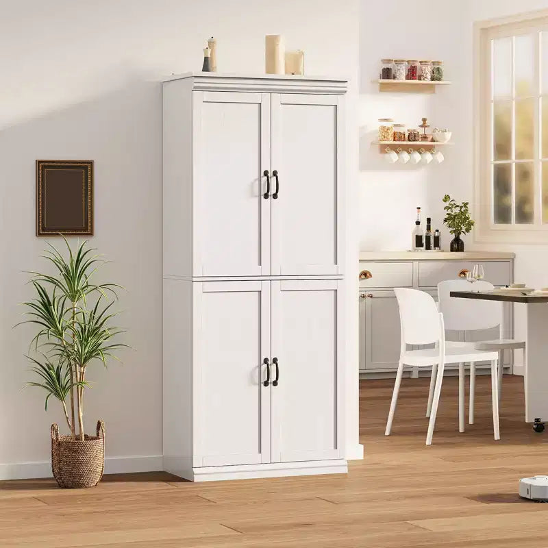 Mobile da cucina autoportante GustoWave, credenza da 70 pollici con ante e ripiani regolabili