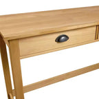 Consolle Marrone Miele in Legno Massello di Pino Cassetti Compatti