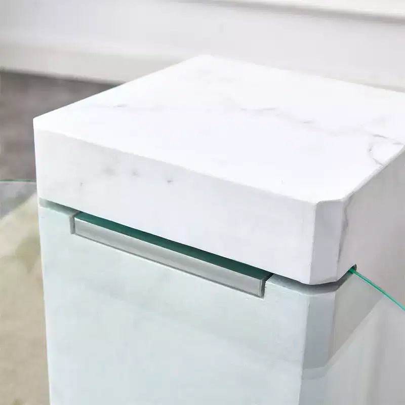 Tavolino da caffè rimovibile a 2 livelli, tavolino salvaspazio per soggiorno/camera da letto