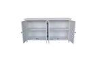 GDFStudio Hugo Credenza/Mobiletto Transizionale in Legno di Abete da 60.00'' con 4 Ante