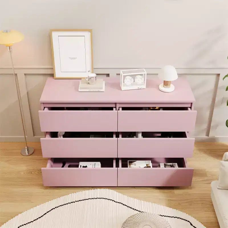 Cassettiera a 6 cassettiMobile contenitore per neonati e bambini, Essenziali per la cameretta, Mobile contenitore per la cameretta dei bambini, Cassettiera resistente per camera da letto