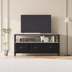 Mobile TV, mobile TV per TV da 50 pollici, mobile TV per camera da letto con cassetti e ripiani, console multimediale