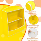 Libreria per bambini GustoWave, scaffale portaoggetti a 3 livelli in legno, armadietto portaoggetti in legno, armadietto portaoggetti da 24 litri, adatto per la camera dei bambini, la sala giochi, il corridoio