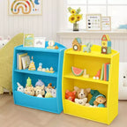 Libreria per bambini GustoWave, scaffale portaoggetti a 3 livelli in legno, armadietto portaoggetti in legno, armadietto portaoggetti da 24 litri, adatto per la camera dei bambini, la sala giochi, il corridoio