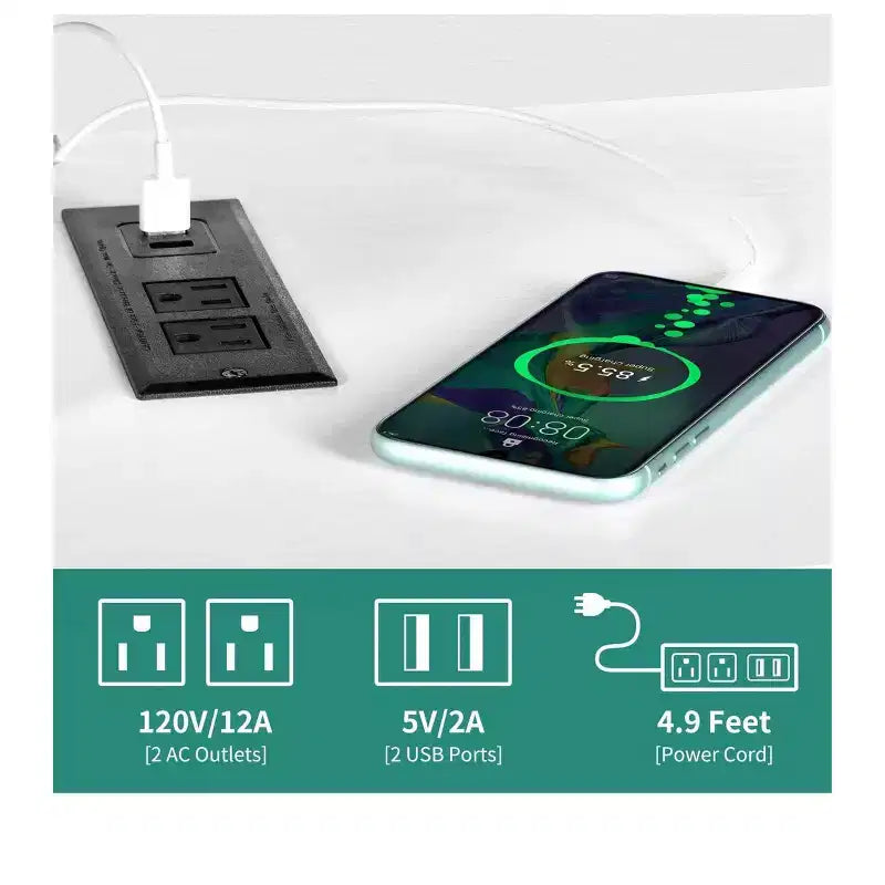 Mobile TV con luci LED e prese di corrente, per TV fino a 65 pollici, Centro di intrattenimento con ripiani regolabili e ante in vetro per soggiorno