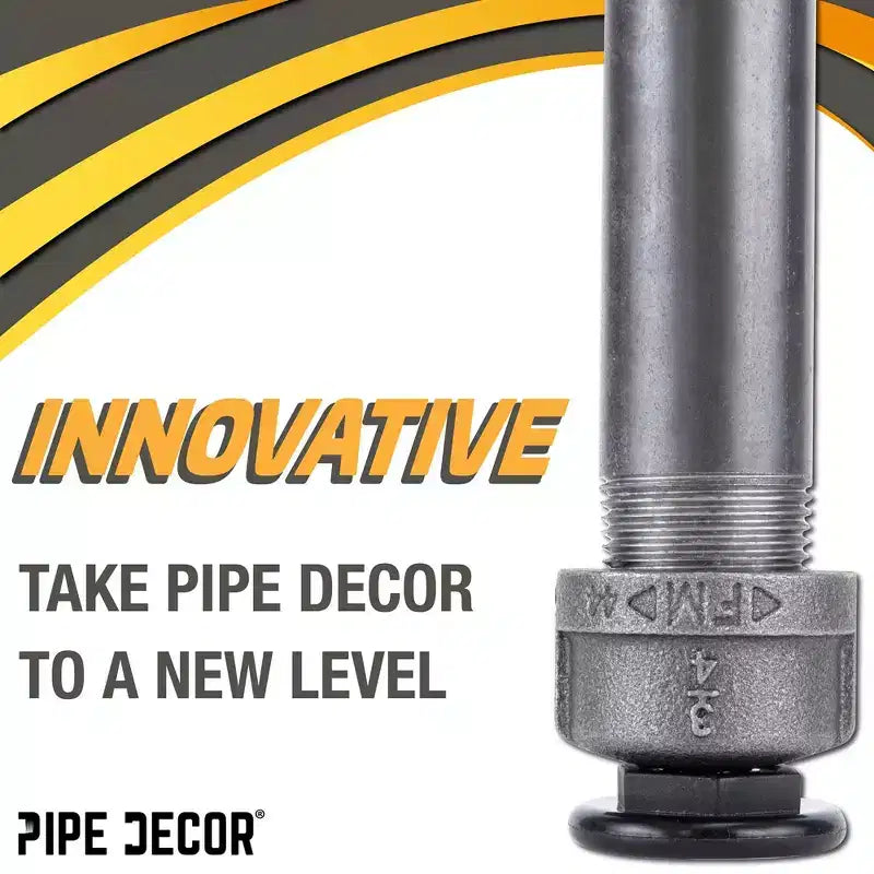 Piedini di livellamento Pipe Decor per gambe a tubi (confezione da 4)