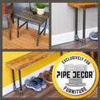 Piedini di livellamento Pipe Decor per gambe a tubi (confezione da 4)
