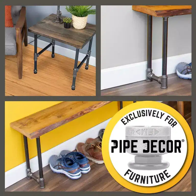 Piedini di livellamento Pipe Decor per gambe a tubi (confezione da 4)