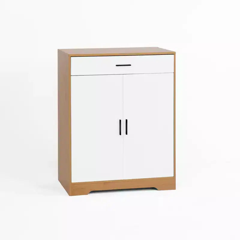 CLIHOME Scarpiera a 4 Ripiani, Organizer per Scarpe Autoportante in Legno con Ripiani Regolabili