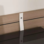 Cassettiera Moderna a 8 Cassetti Famapy con Illuminazione Base a LED, Finitura Lucida e Versatilità Multi-Stanza, Cassettiera, Elegante Organizzatore per la Casa