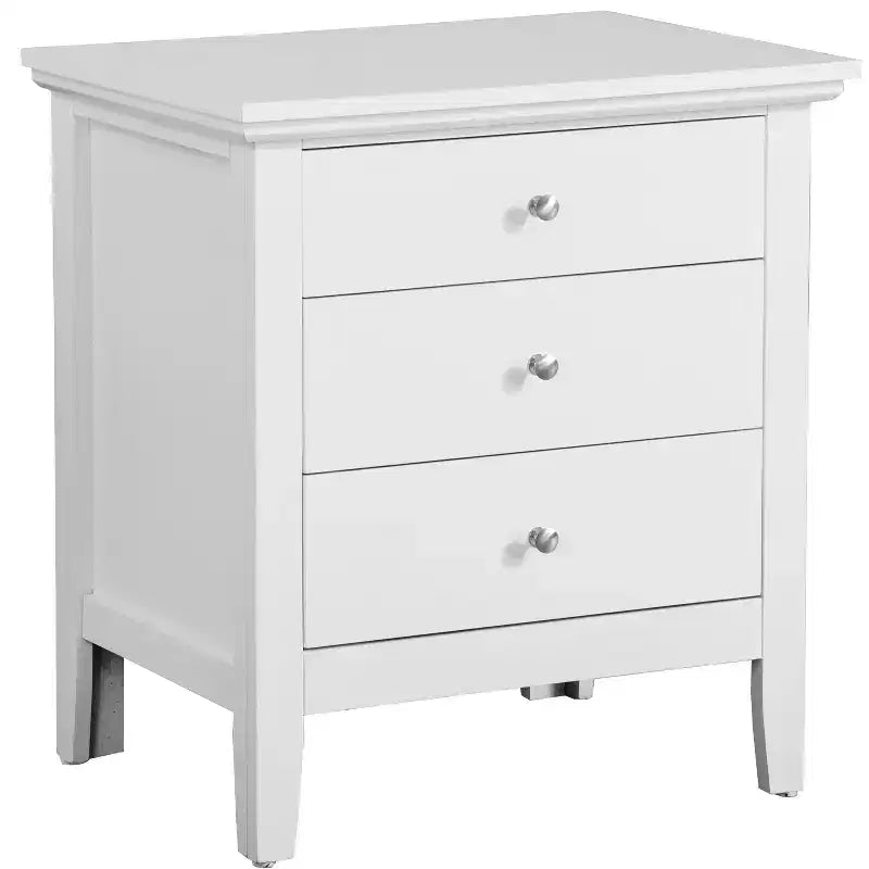 Comodino elegante bianco casual