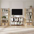 Mobile contenitore a 8 cubi, scaffale aperto con 10 pannelli