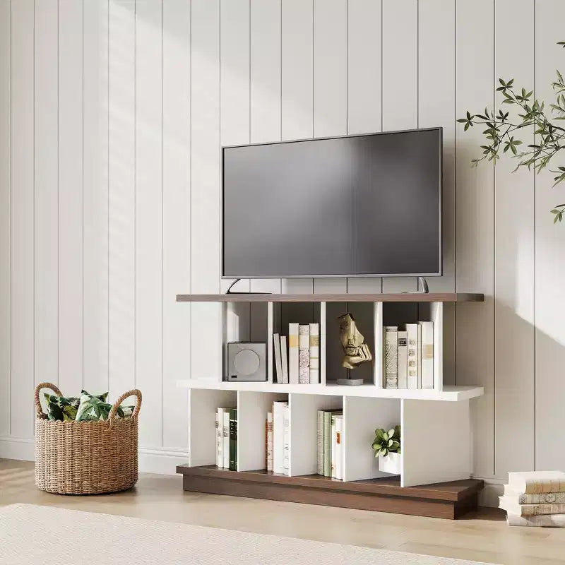 Mobile contenitore a 8 cubi, scaffale aperto con 10 pannelli