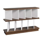 Mobile contenitore a 8 cubi, scaffale aperto con 10 pannelli