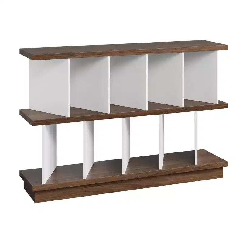 Mobile contenitore a 8 cubi, scaffale aperto con 10 pannelli