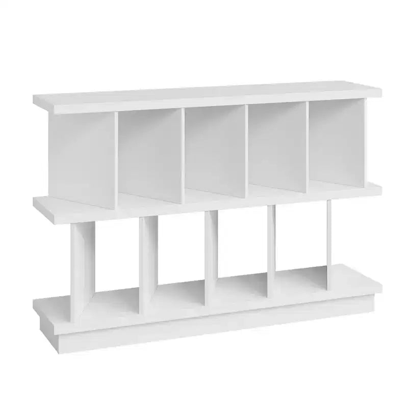 Mobile contenitore a 8 cubi, scaffale aperto con 10 pannelli