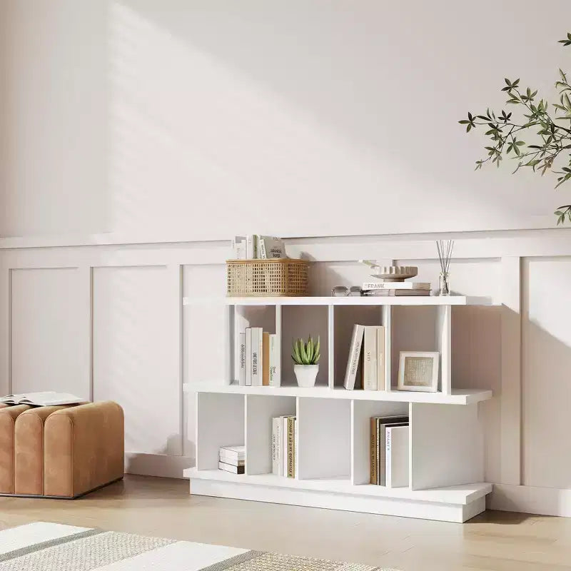 Mobile contenitore a 8 cubi, scaffale aperto con 10 pannelli
