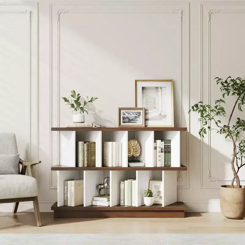8-Cube Storage Unit  Open Cube Shelf with 10 Panels