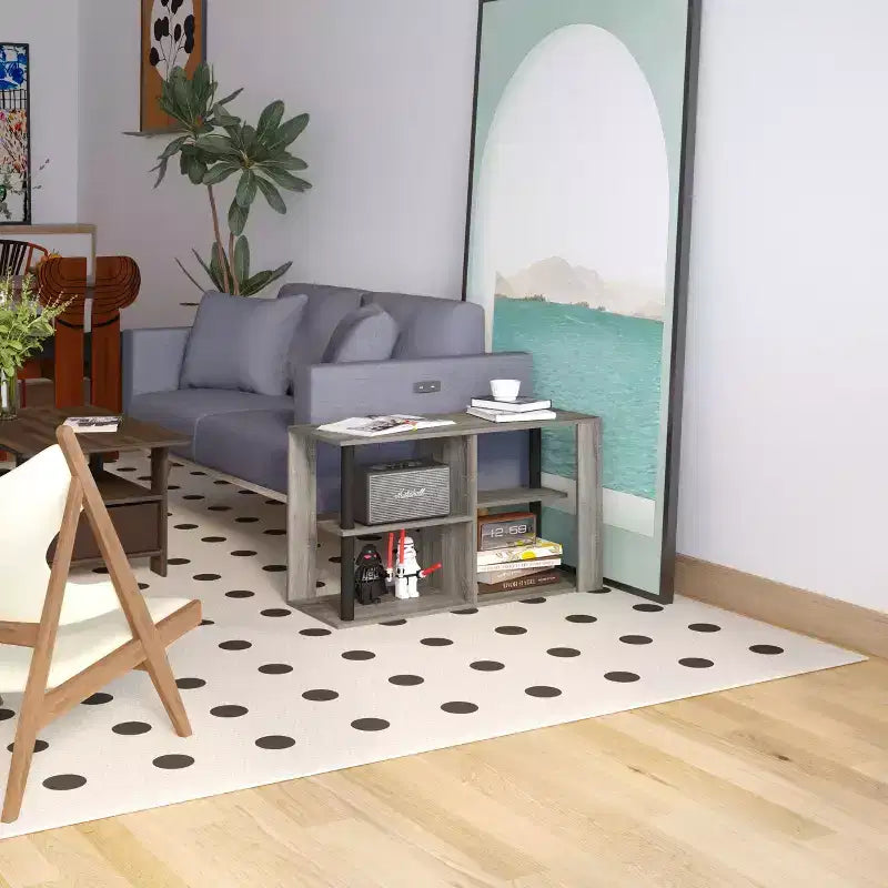 Tavolino da Caffè a 3 Ripiani HOMLUX con Scaffali Aperti Tavolino d'Appoggio Piccolo per Soggiorno Camera da Letto