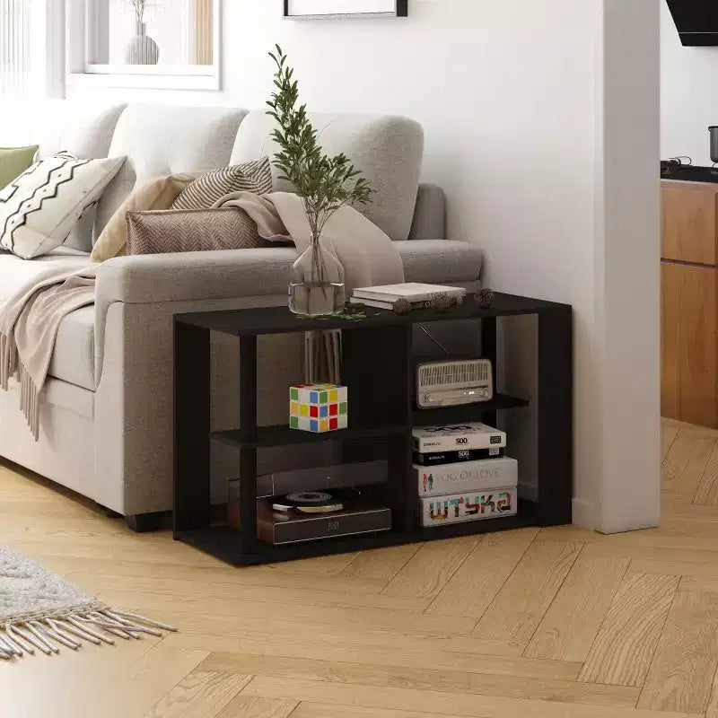 Tavolino da Caffè a 3 Ripiani HOMLUX con Scaffali Aperti Tavolino d'Appoggio Piccolo per Soggiorno Camera da Letto