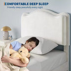 Struttura letto per bambini, materasso per bambini piccoli con testiera e cassetti contenitore, realizzato con robuste doghe in legno, facile da montare, non richiede materasso a molle.