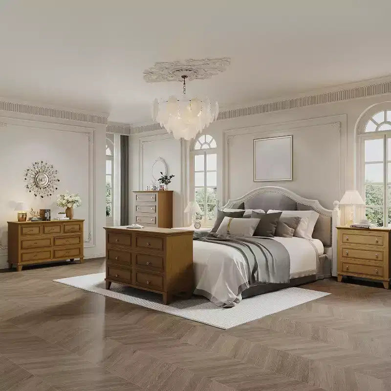 Cassettiera moderna a 3 cassetti, mobile contenitore in legno con eleganti maniglie in metallo, cassettiera compatta per camera da letto, soggiorno, ingresso, corridoio