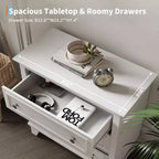 Cassettiera moderna a 3 cassetti, mobile contenitore in legno con eleganti maniglie in metallo, cassettiera compatta per camera da letto, soggiorno, ingresso, corridoio