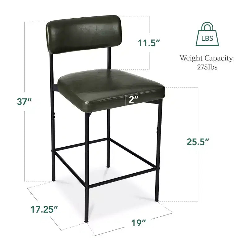 Best Choice Products Set di sgabelli da bar ad altezza bancone