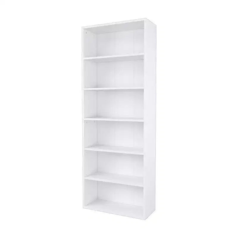Homez Scaffale libreria etagere in legno a 6 ripiani alto 160 cm con ripiani regolabili