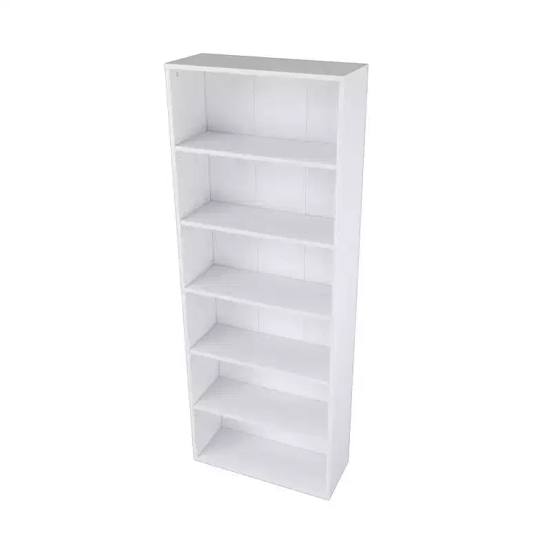 Homez Scaffale libreria etagere in legno a 6 ripiani alto 160 cm con ripiani regolabili