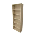 Homez Scaffale libreria etagere in legno a 6 ripiani alto 160 cm con ripiani regolabili